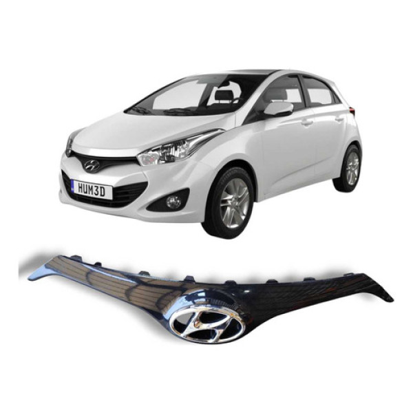 Grade Dianteira Logo Hyundai Hb20 Hb20s 2013 A 2019 Original