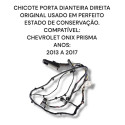 Chicote Porta Dianteiro Direito Gm Onix Prisma 2013 A 2019