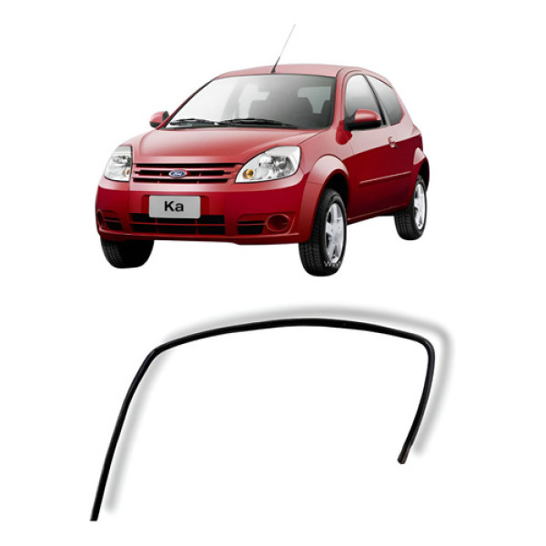 Borracha Canaleta Dianteiro Direito Ford Ka 2009 A 2012
