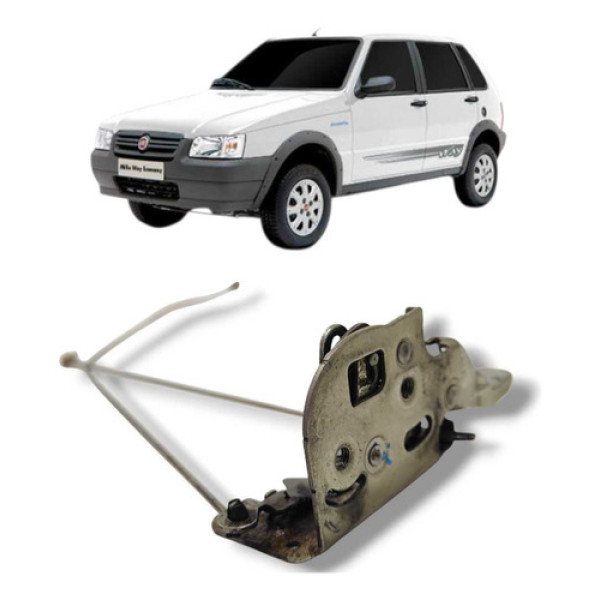 Fechadura Porta Traseira Esquerda Fiat Uno 2008 2013 Origina