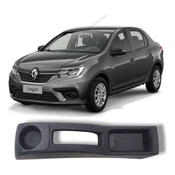 Console Central Freio Mão Renault Logan 2015 2019 Original