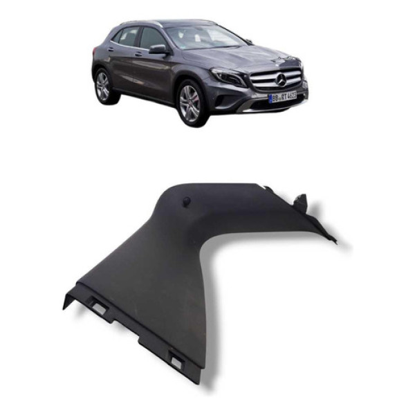 Acabamento Esquerdo Porta Malas Mercedes Gla 200 2015 2018 Preto