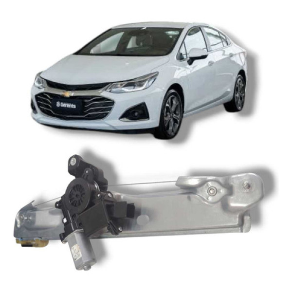  Máquina Elétrica Vidro Traseiro Esquerdo Cruze Original 