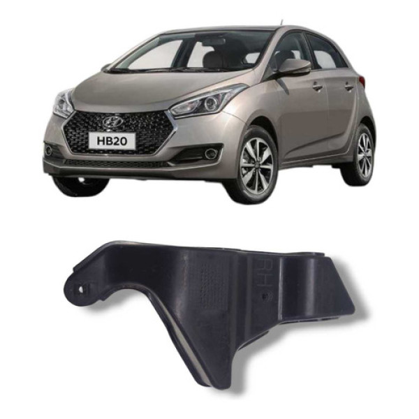 Capa Haste Trava Porta Dianteira Direita Hb20 2013 A 2019 Preto