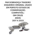  Par Dobradiça Traseiro Esquerdo Chevrolet Cruze Original 
