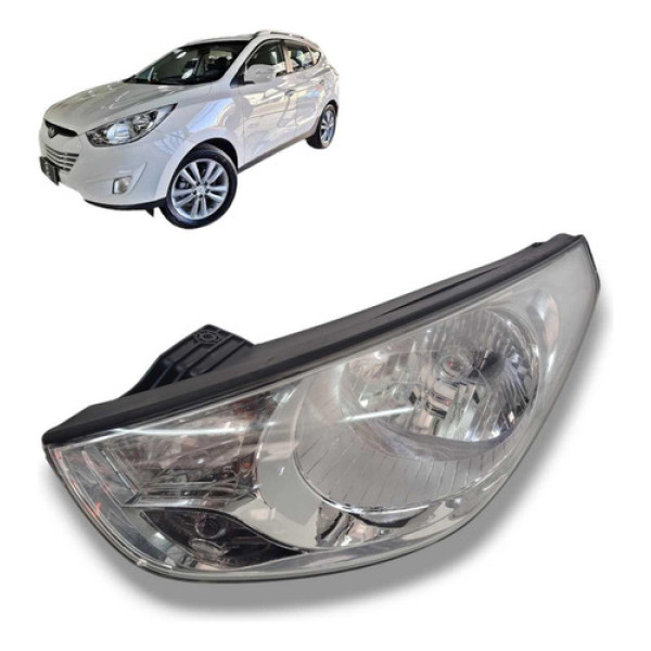 Farol Esquerdo Ix35 2010 2016  Esquerdo/motorista