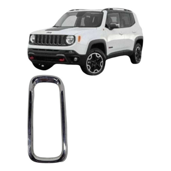 Moldura Grade Parachoque Dianteiro Jeep Renegade 2016 