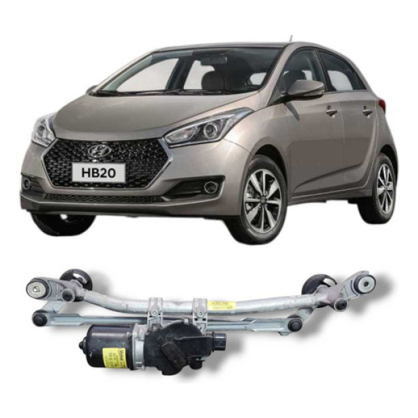 Motor Limpador Parabrisa Dianteiro Hyundai Hb20 2013 A 2019
