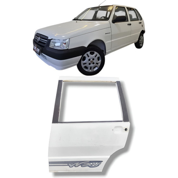 Porta Traseira Esquerda Fiat Uno 2006 A 2012 Original