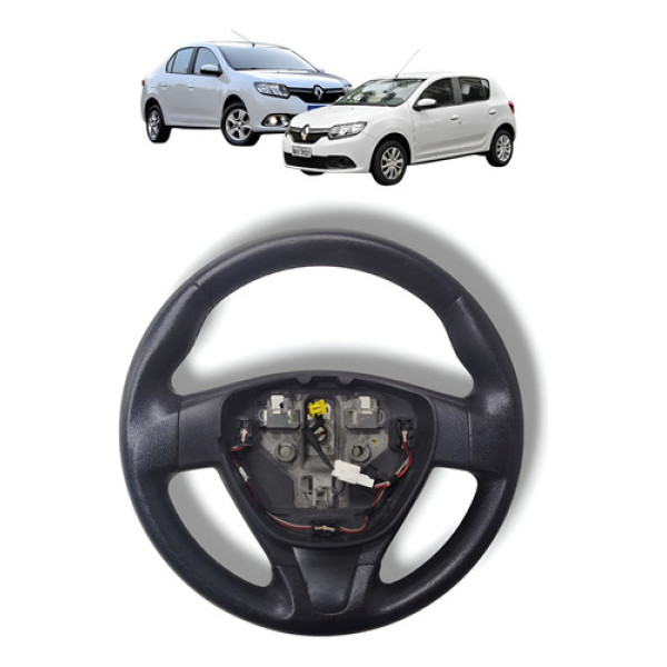 Volante Direção Renault Logan Sandero 2016 A 2019 Original