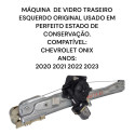 Máquina Vidro Traseira Esquerda Chevrolet Onix Original