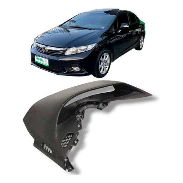 Moldura Acabamento Painel Honda Civic 2012 A 2016 Original Preto