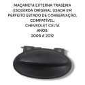  Maçaneta Externa Traseira Esquerda Chevrolet Celta Original