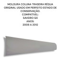  Moldura Coluna Traseira Régua Volkswagen Saveiro Original 