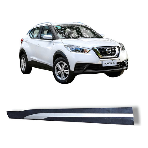 Moldura Porta Dianteira Esquerda Nissan Kicks 2017 A 2021