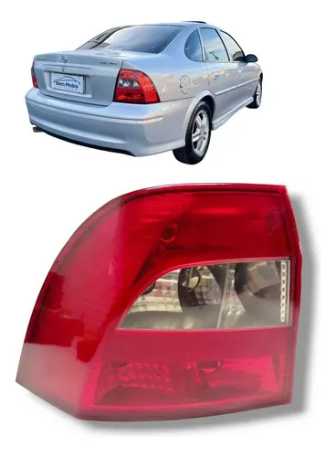Lanterna Traseira Esquerda Vectra 2000 A 2005 Ré Cristal Esquerdo/motorista Vermelho