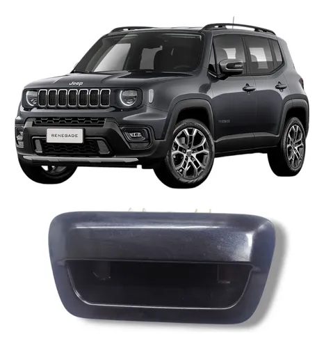 Maçaneta Tampa Traseira Jeep Renegade 2020 2024 Original Preto Traseira