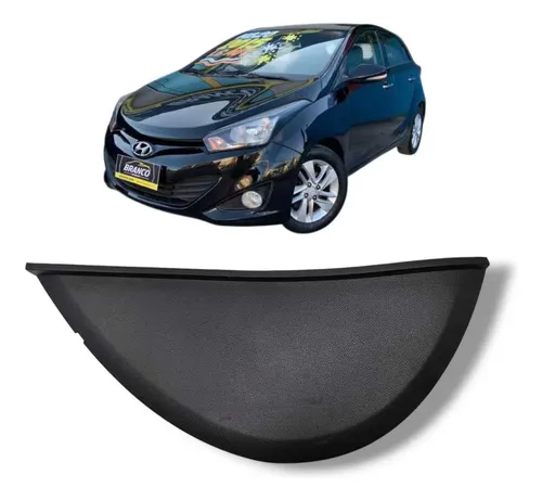 Acabamento Esquerdo Painel Hyundai Hb20 2013 A 2019 Original Preto