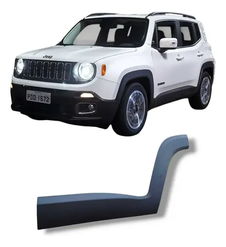 Moldura Lateral Traseira Esquerda Jeep Renegade 2016 2021 Preto