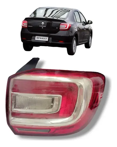 Lanterna Traseira Direita Logan 2014 2015 A 2024 Direito/passageiro Vermelho