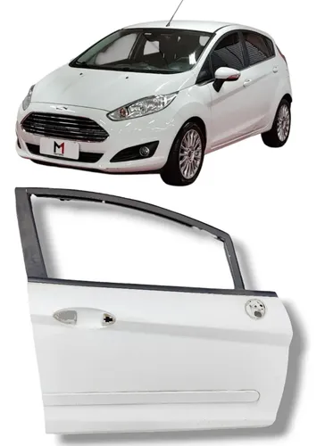 Porta Dianteira Direita New Fiesta 2011 2012 A 2019 Dianteira Direita Branco