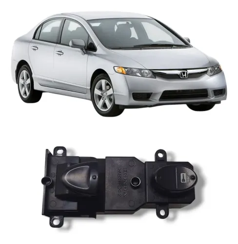 Comando Vidro Dianteiro Direito Honda Civic 2007 2011 Origin