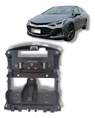 Moldura Tela Multimídia Chevrolet Cruze Original  Preto