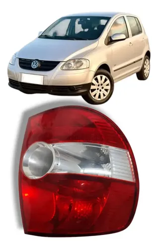 Lanterna Traseira Esquerda Fox 2003 A 2010 Esquerdo/motorista Vermelho